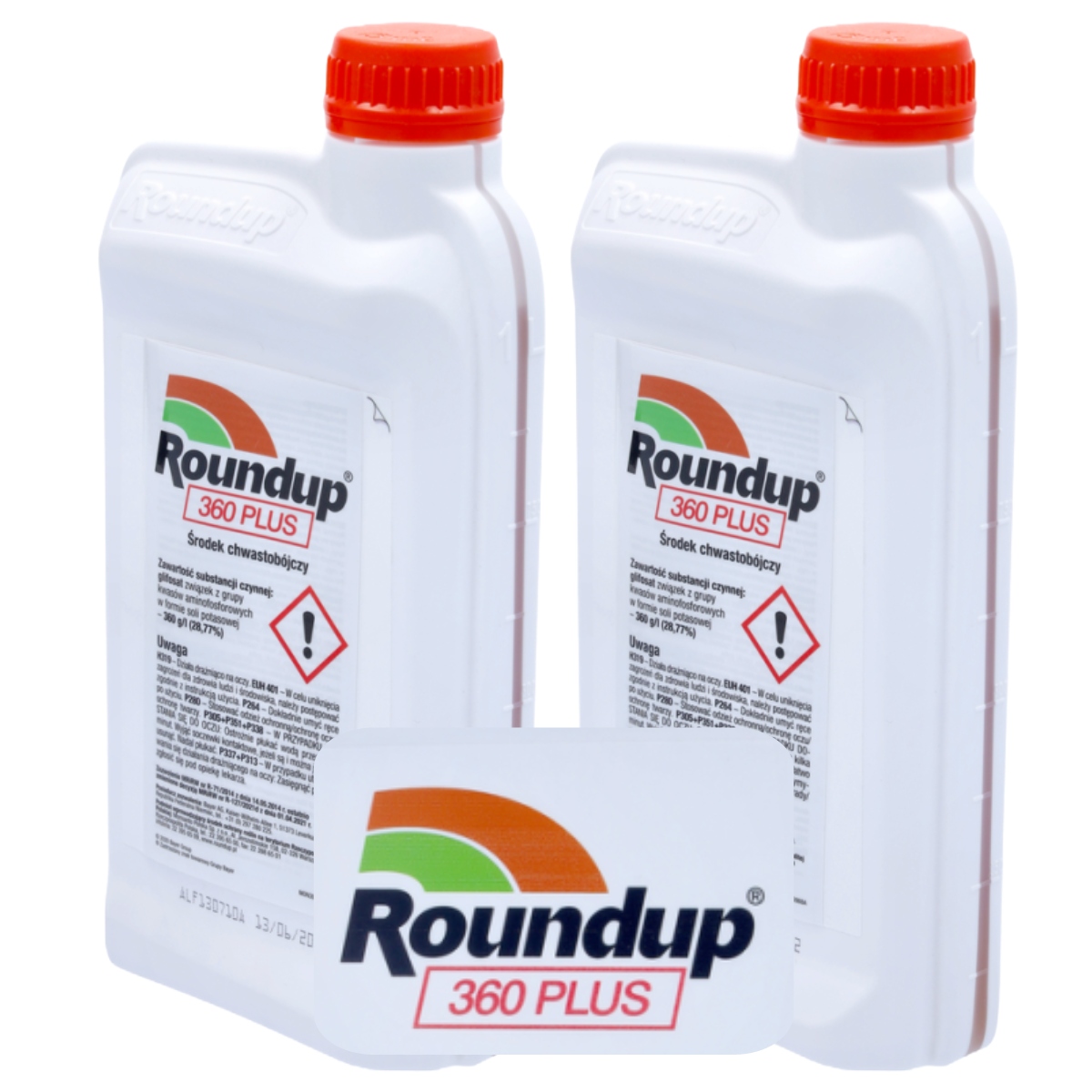 2x Roundup 360 Plus Glifosat Randap Glifosat Na Chwasty Chwastobójczy 1L
