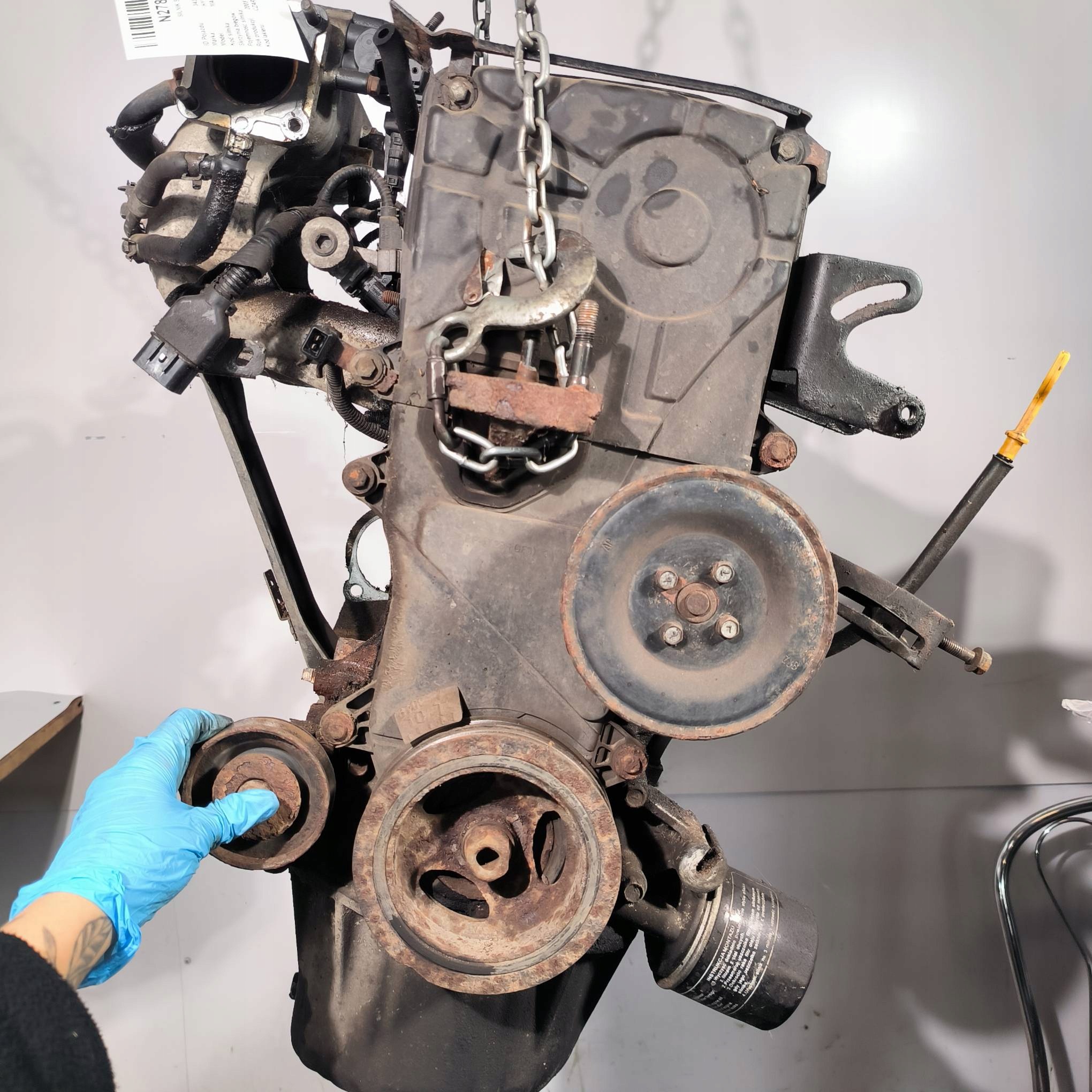 engine pillar G4ED 1.6 MPI HYUNDAI MATRIX