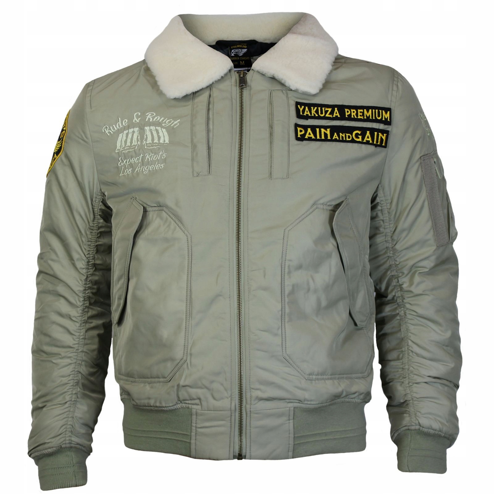 Yakuza bunda pánská 3965 bomber XXL olivová