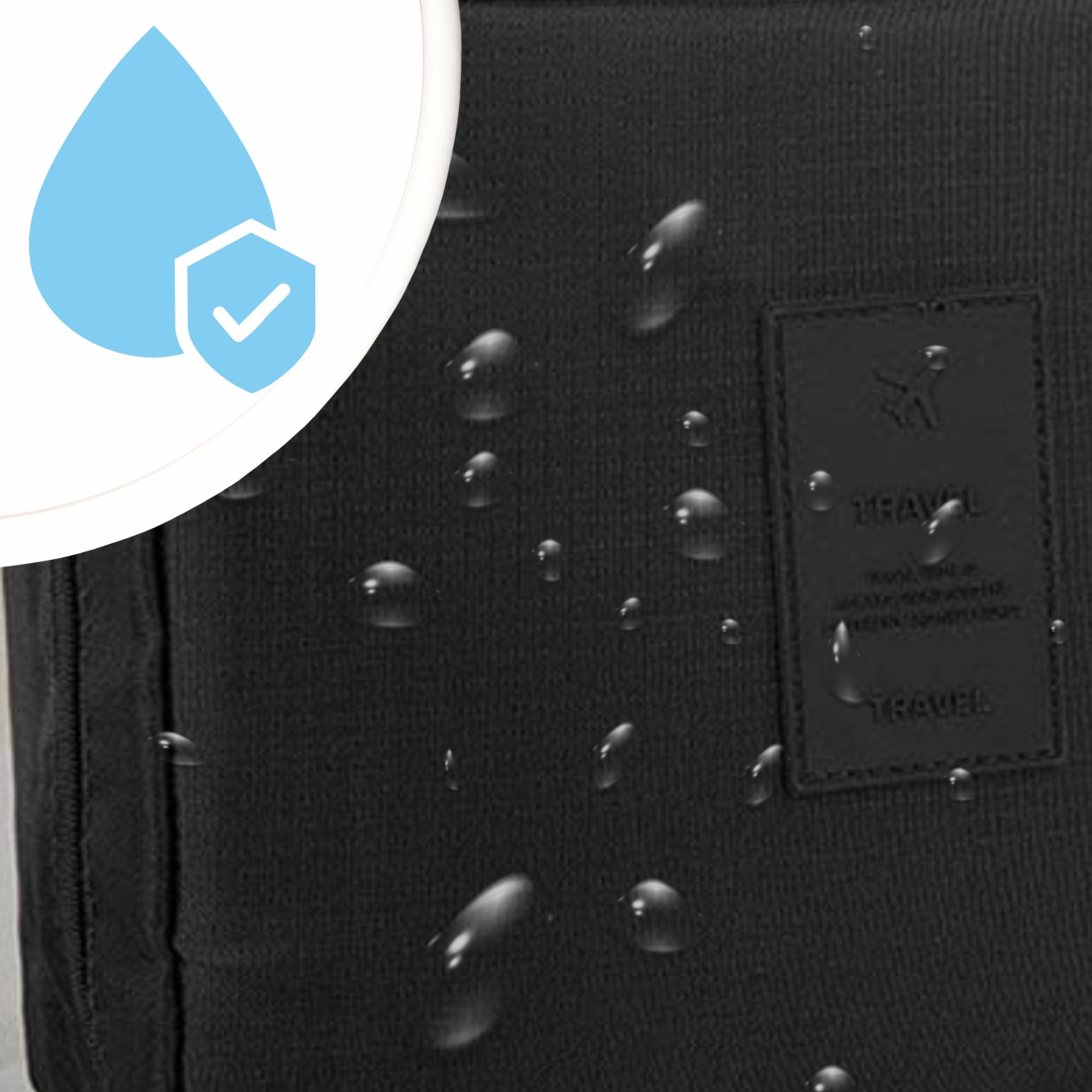 KOSMETYCZKA PODRÓŻNA TORBA NA KOSMETYKI TORBA MĘSKA UNIWERSALNA TOREBKA Zapięcie rzep