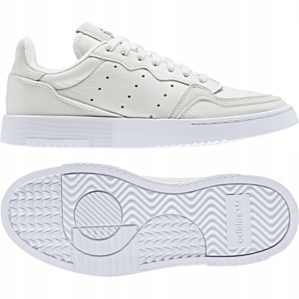 dámské sportovní botasky tenisky Adidas Supercourt krémové kožené 40