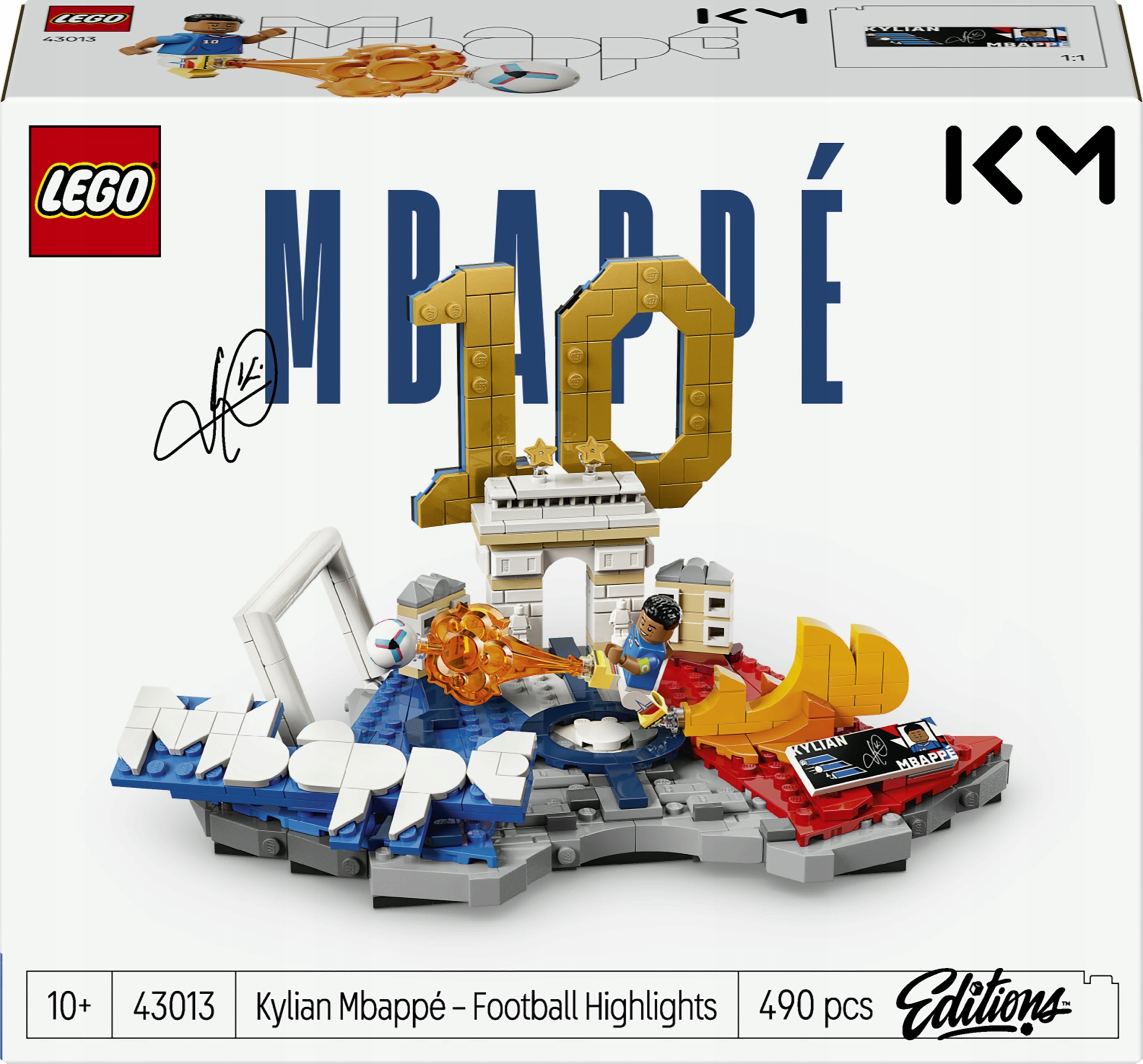 Lego Editions Kylian Mbappé – fotbalové momenty 43013