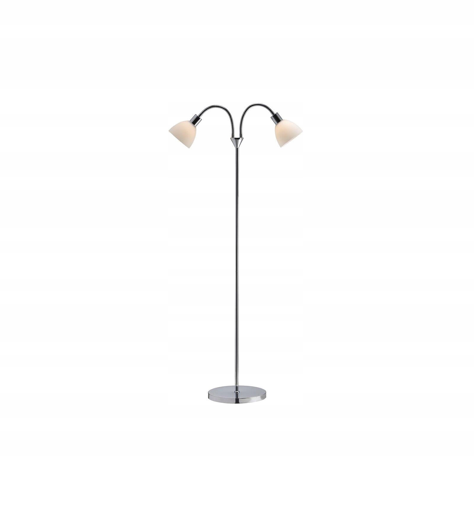 Podlahová lampa Ray chróm E14 2x25 W max sklo kov Nordlux