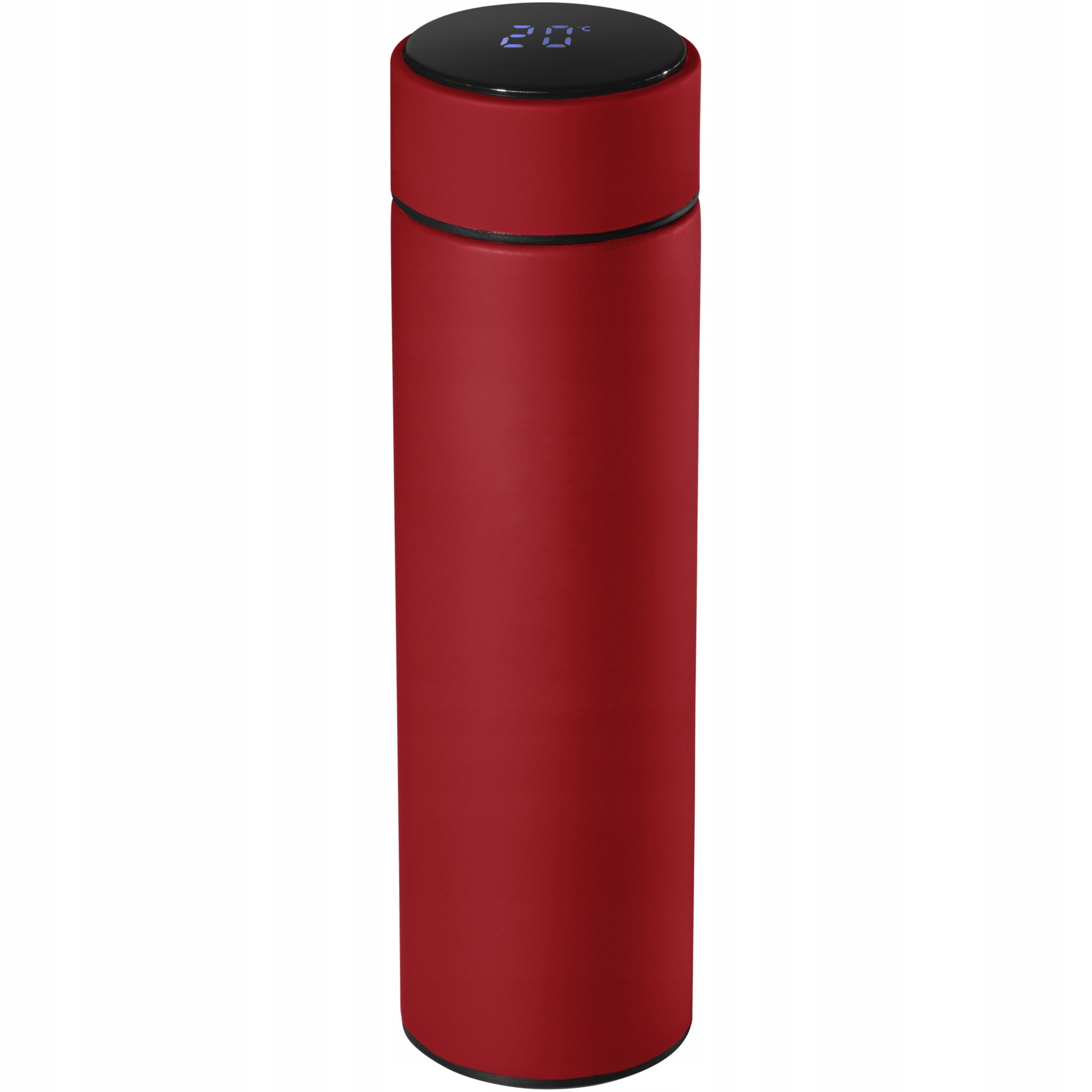 Smart termoláhev Scx. design Červená Teploměr 450 ml Termos Ocel
