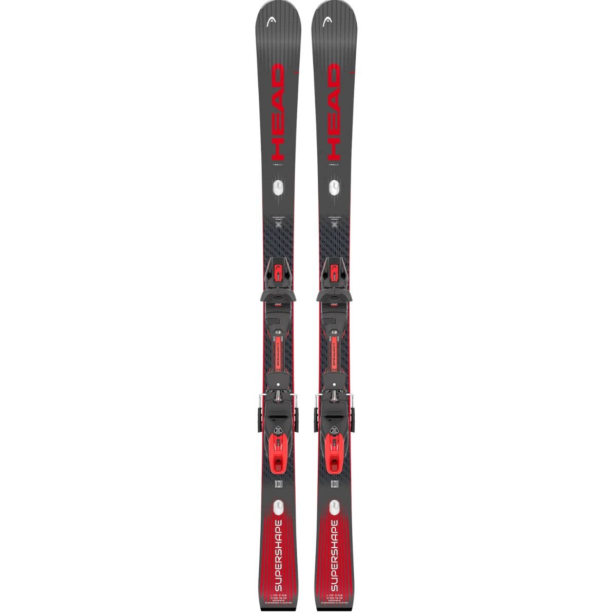 Narty Head Supershape e-Rally wiązania Protector Evo Pr 13 Gw 2027 163 cm