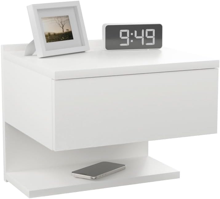 Noční Stolek Nakastlik Závěsná Noční Skříňka Se Šuplík 35x32cm Polský Výrobek