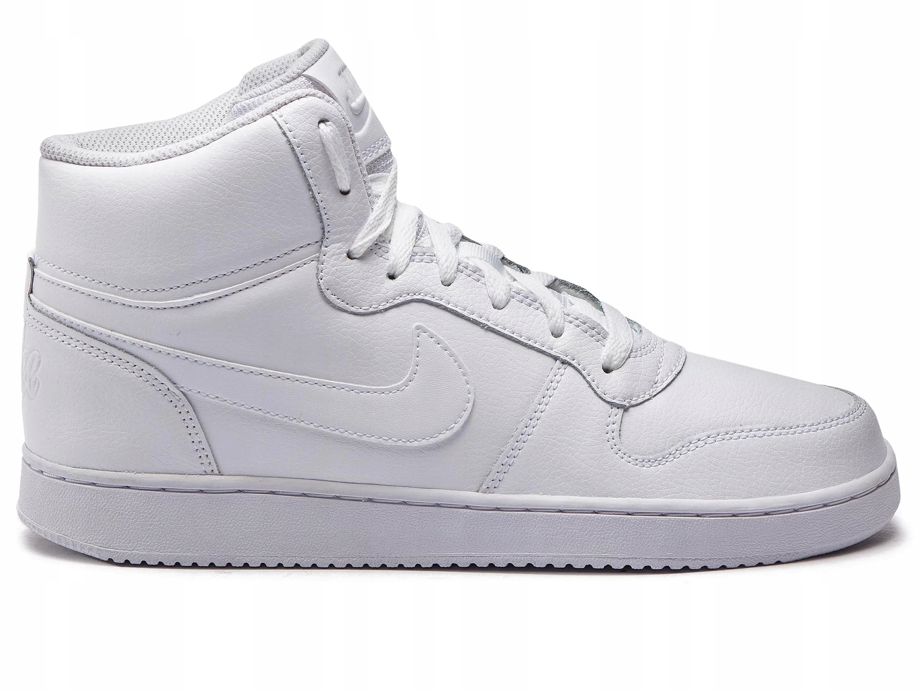 Pánské boty Nike Ebernon MID AQ1773-100 vysoké kožené bílé 45