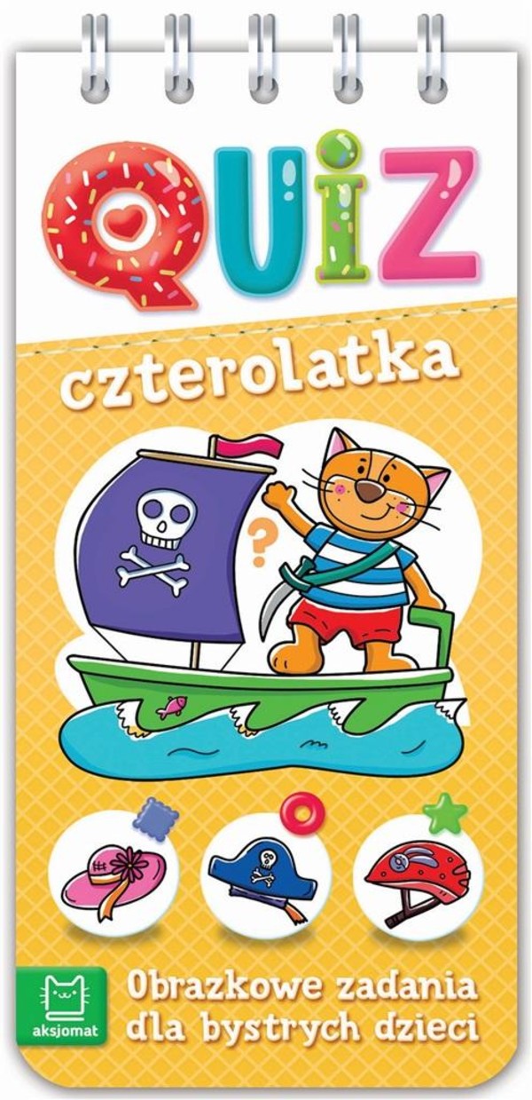 

Quiz czterolatka. Obrazkowe zadania dla bystrych