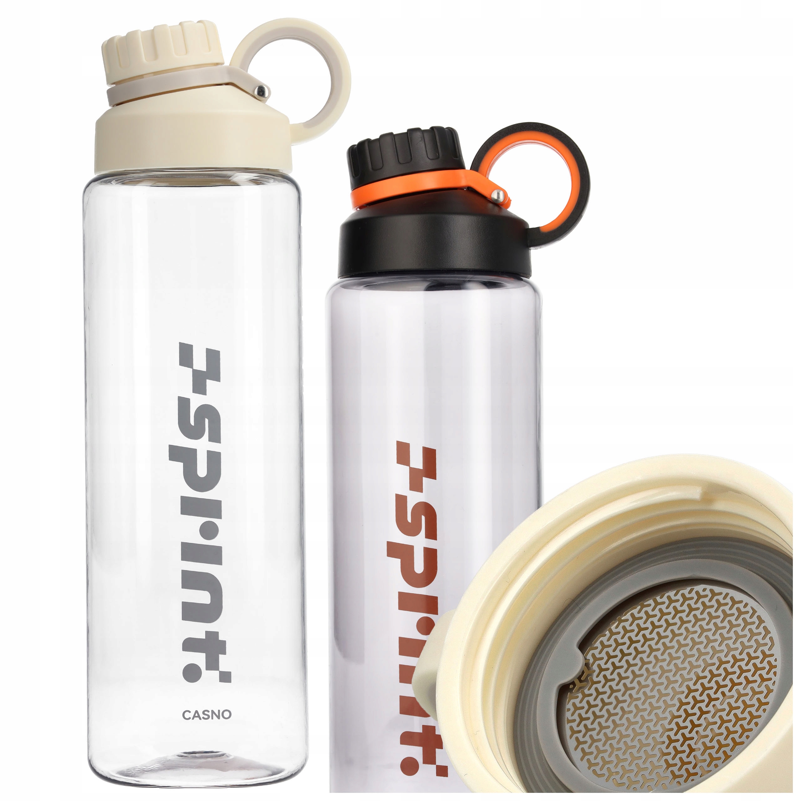 Butelka motywacyjna bidon wodę sportowa 1L siłownie Bpa 1000ml tritan