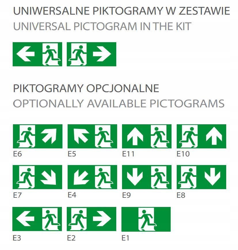 Oprawa awaryjna podtynkowa SUPREMA LED D-std SA 3H IP54 AT CNBOP Kod producenta INLEWA 94654