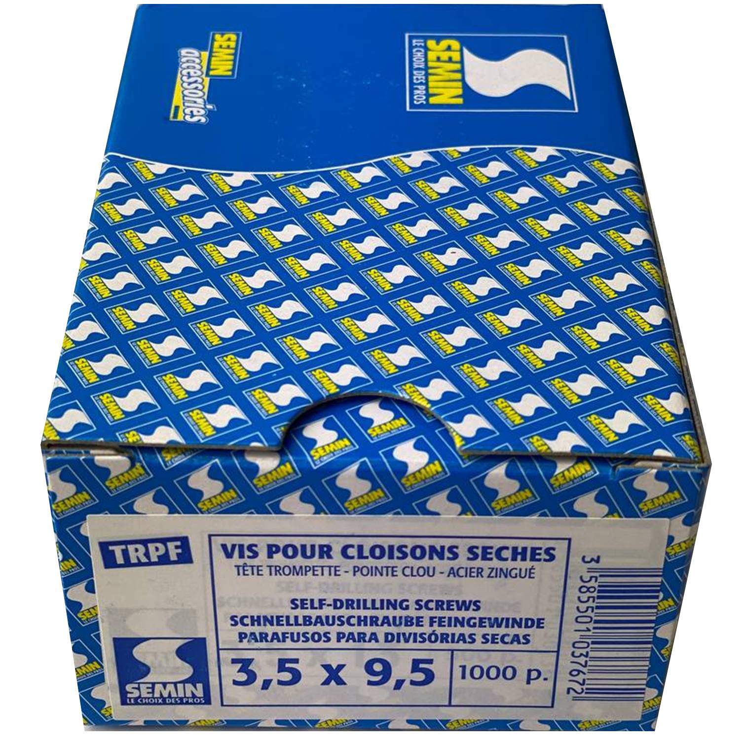 

Wkręty Ocynk do metalu Tex 3,5 x9,5mm A`1000 Semin
