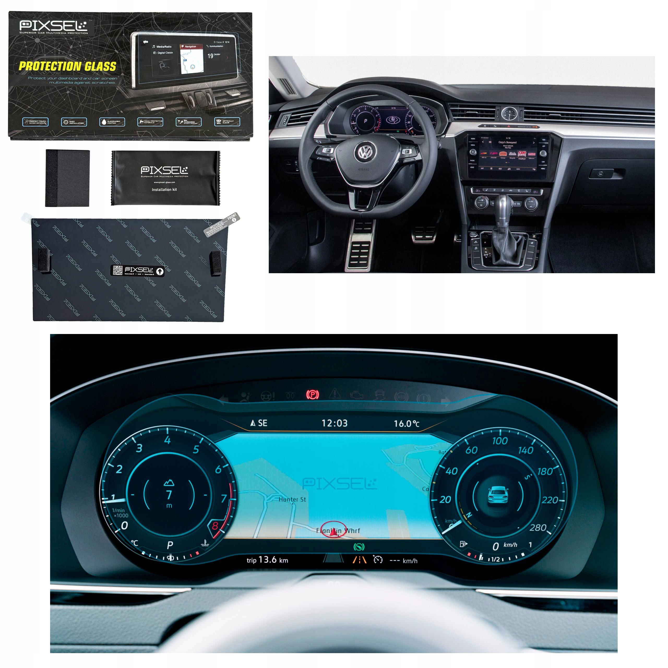 Antyodciskowe Matowe Szkło Ochronne Volkswagen ARTEON-11.9“ 2017-2020