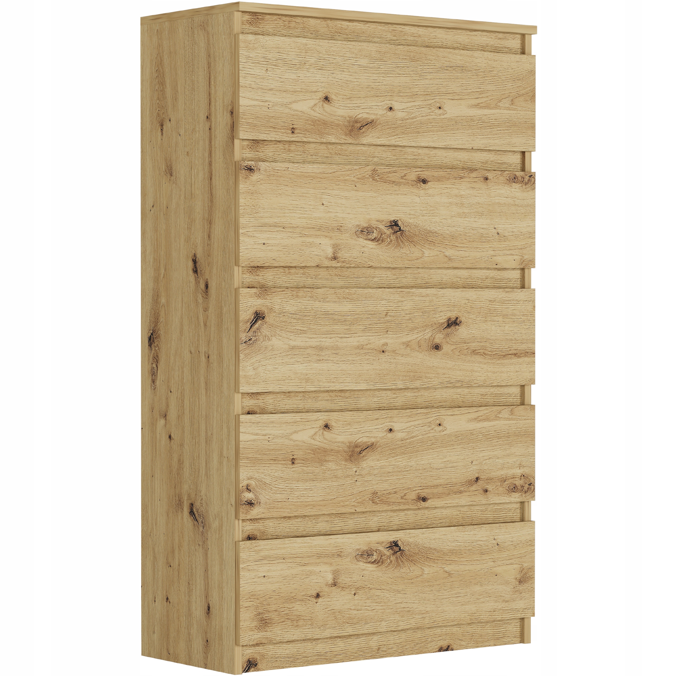 DUŻA KOMODA 5 SZUFLAD SZAFKA POLSKIE MEBLE R-5 ARTISAN