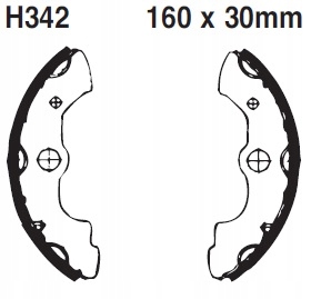 

Szczęki hamulcowe Honda TRX350 G/h/j/k/l/m/n 86-93