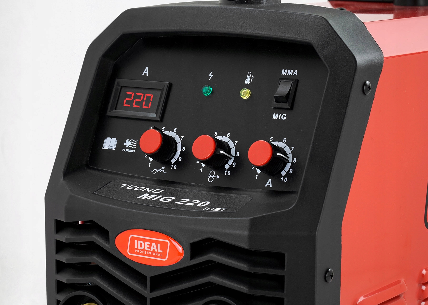 Spawarka MIGOMAT MIG MAG 220A MMA EURO IDEAL IGBT TECNO MIG FLUX BEZGAZOWA Marka Ideal