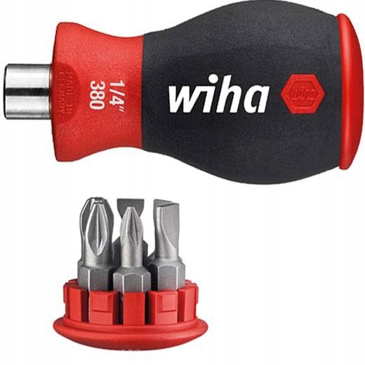 

Wiha Wkrętak Stubby Z Wymiennymi Końcówkami Bitami