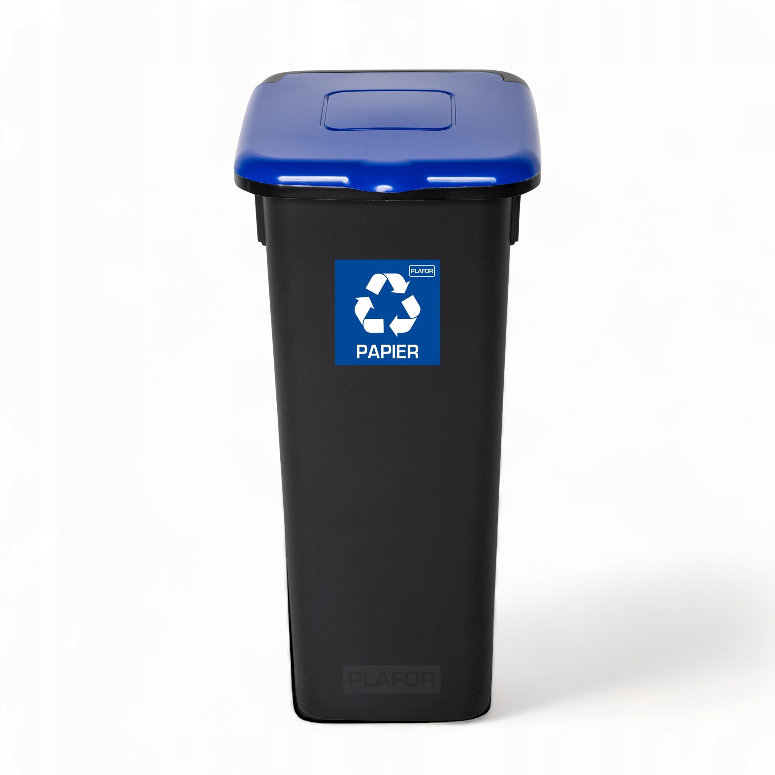 Kosz na Śmieci do Segregacji Pojemnik na Papier Niebieski Flap Bin 73l