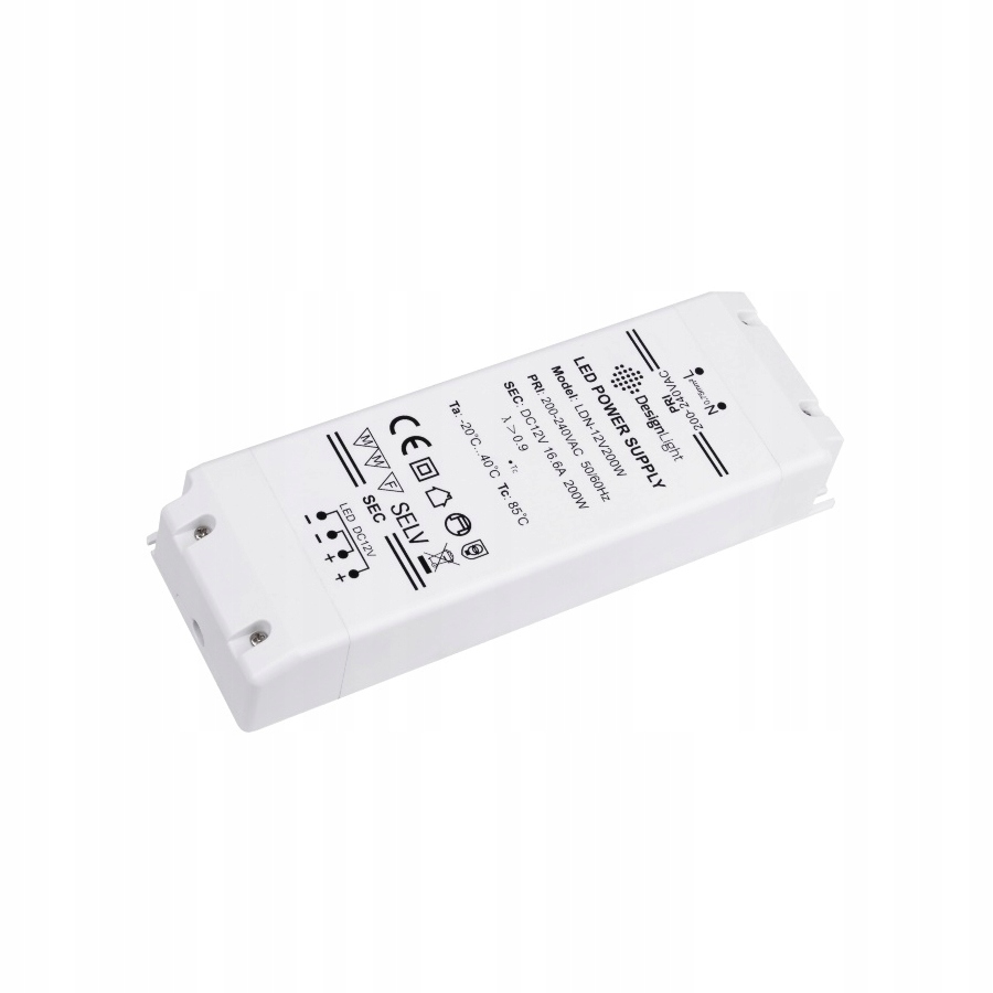 Led zdroj 200 W Bílý Standard Plus