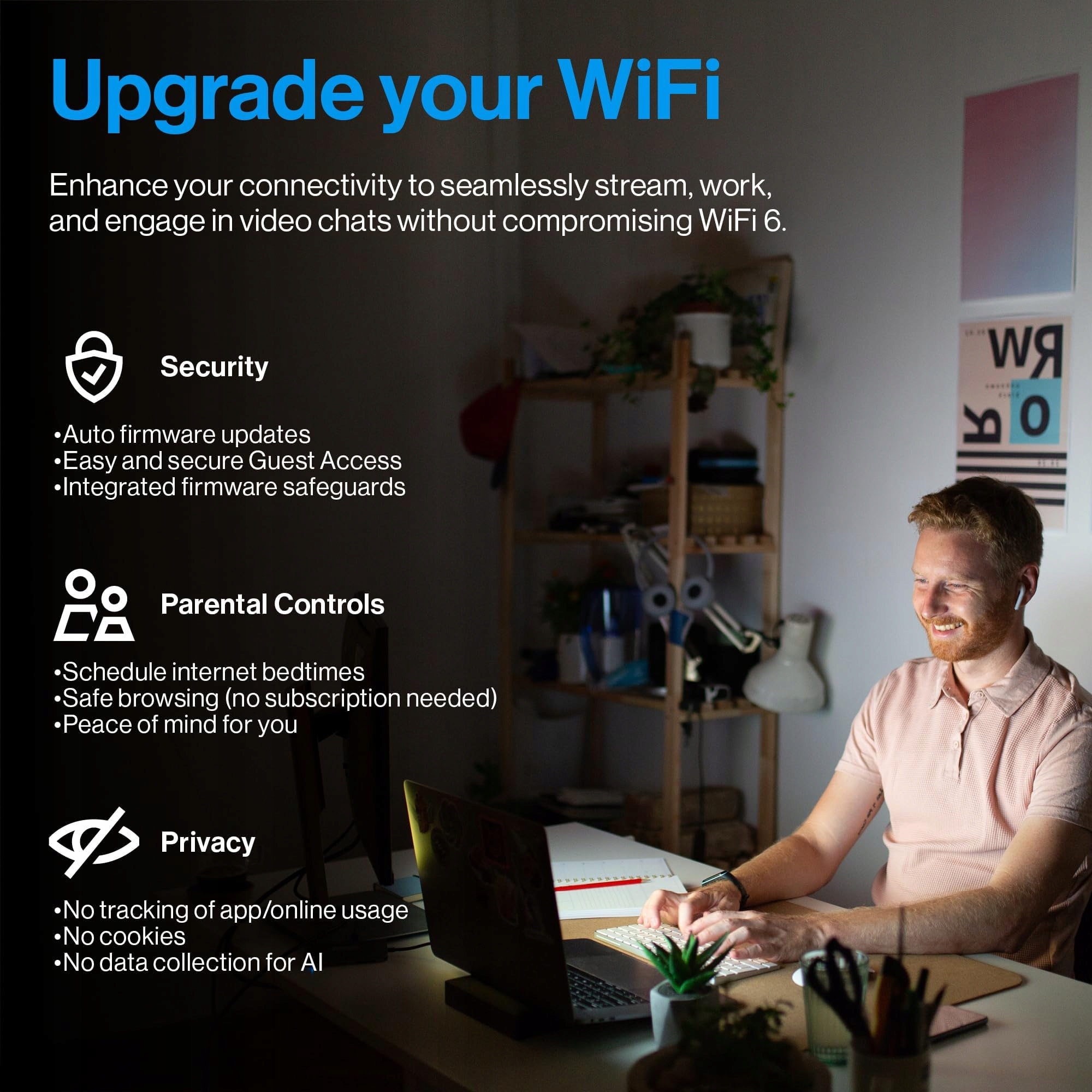 LINKSYS Mikro Router Pro 6 Mesh WiFi 6 AX5400 5400 Mbit/s 35+ Urządzeń — miniatura 5