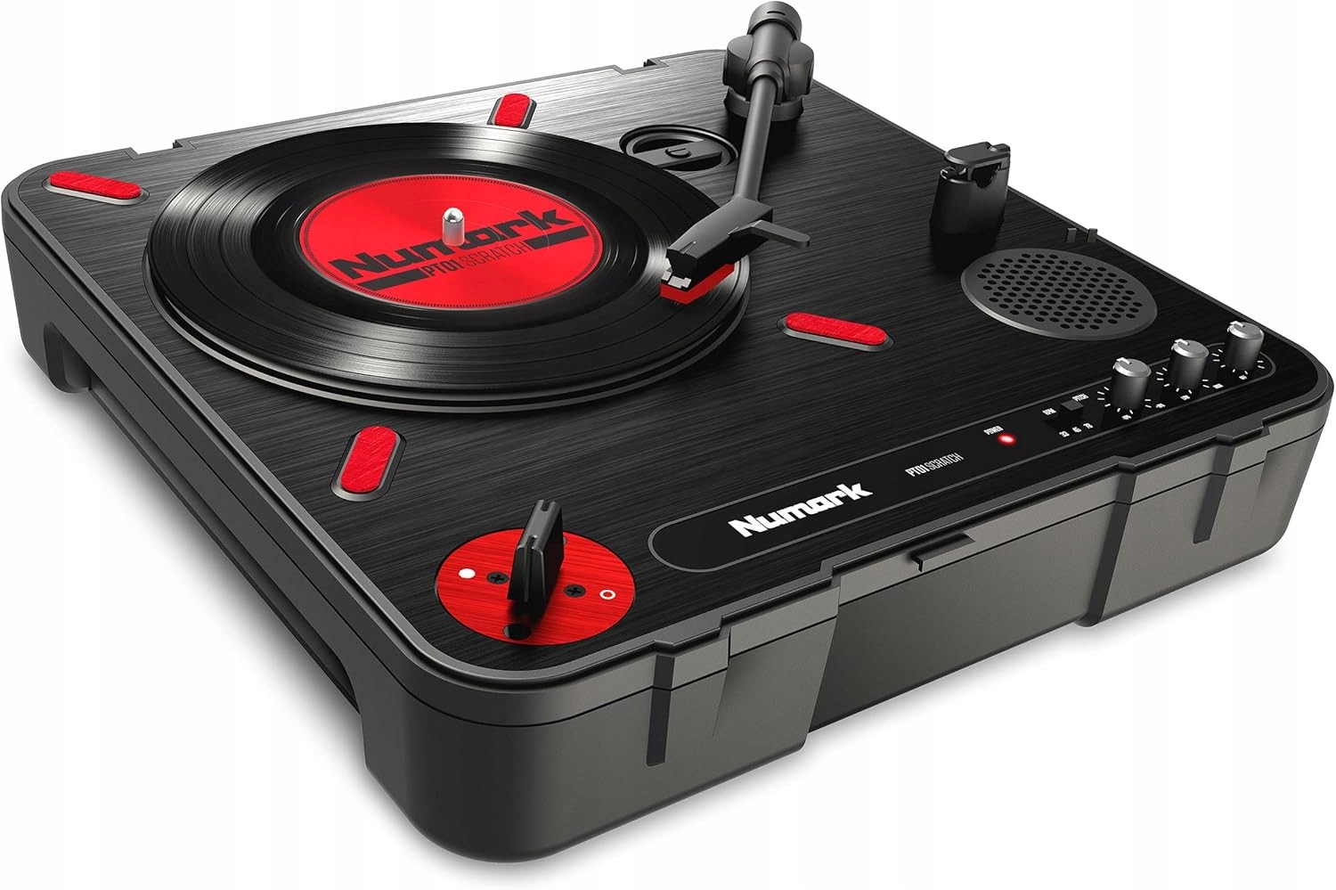 Gramofon Numark PT01 Scratch Řemenový pohon Předzesilovač Černý 33 45 78