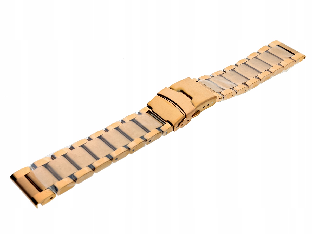 Ocelový Náramek Tekla B22RZ-1 Růžové Zlato 22 MM