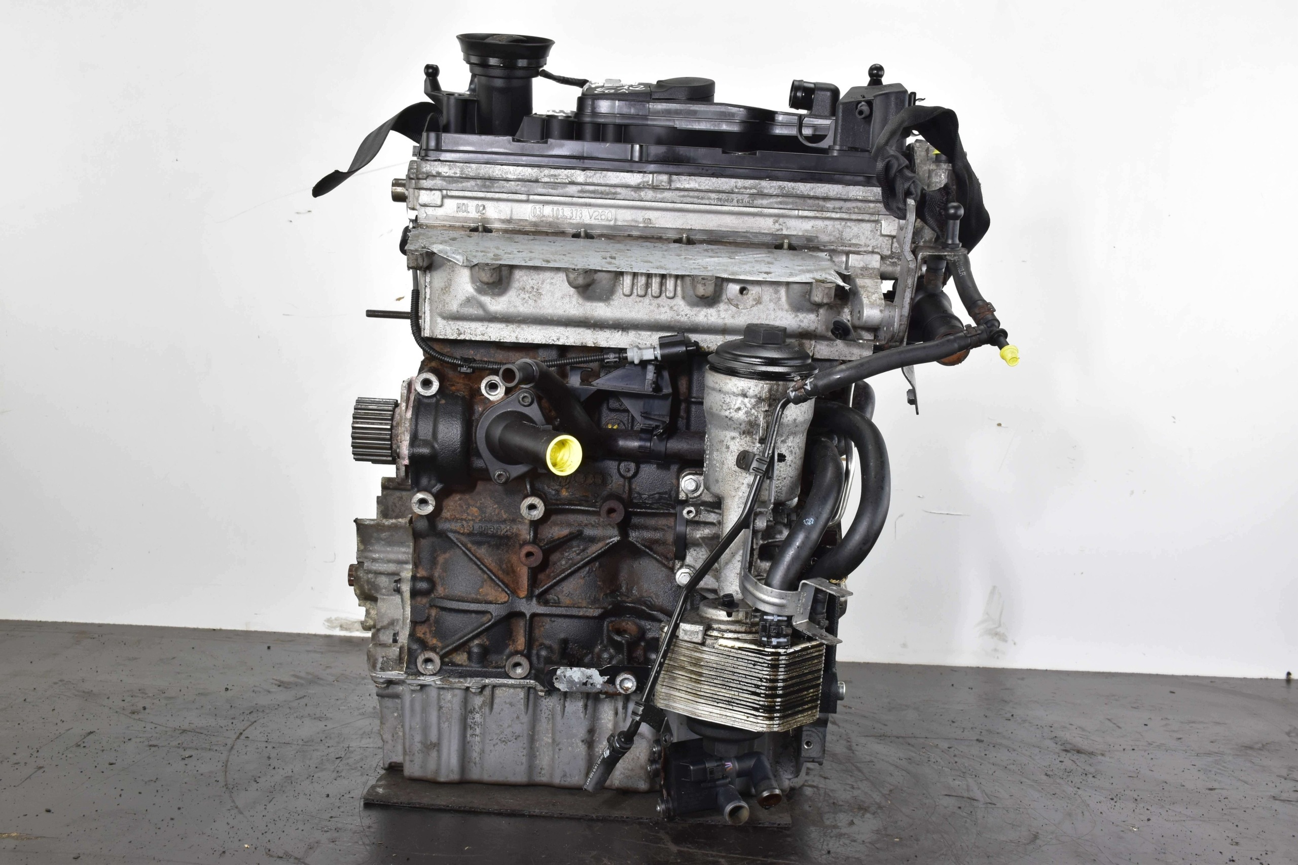 engine VW GOLF VI PASSAT CC B6 AUDI A3 8P 2.0 TDI CBA 08-10r @KOMPRESJA @