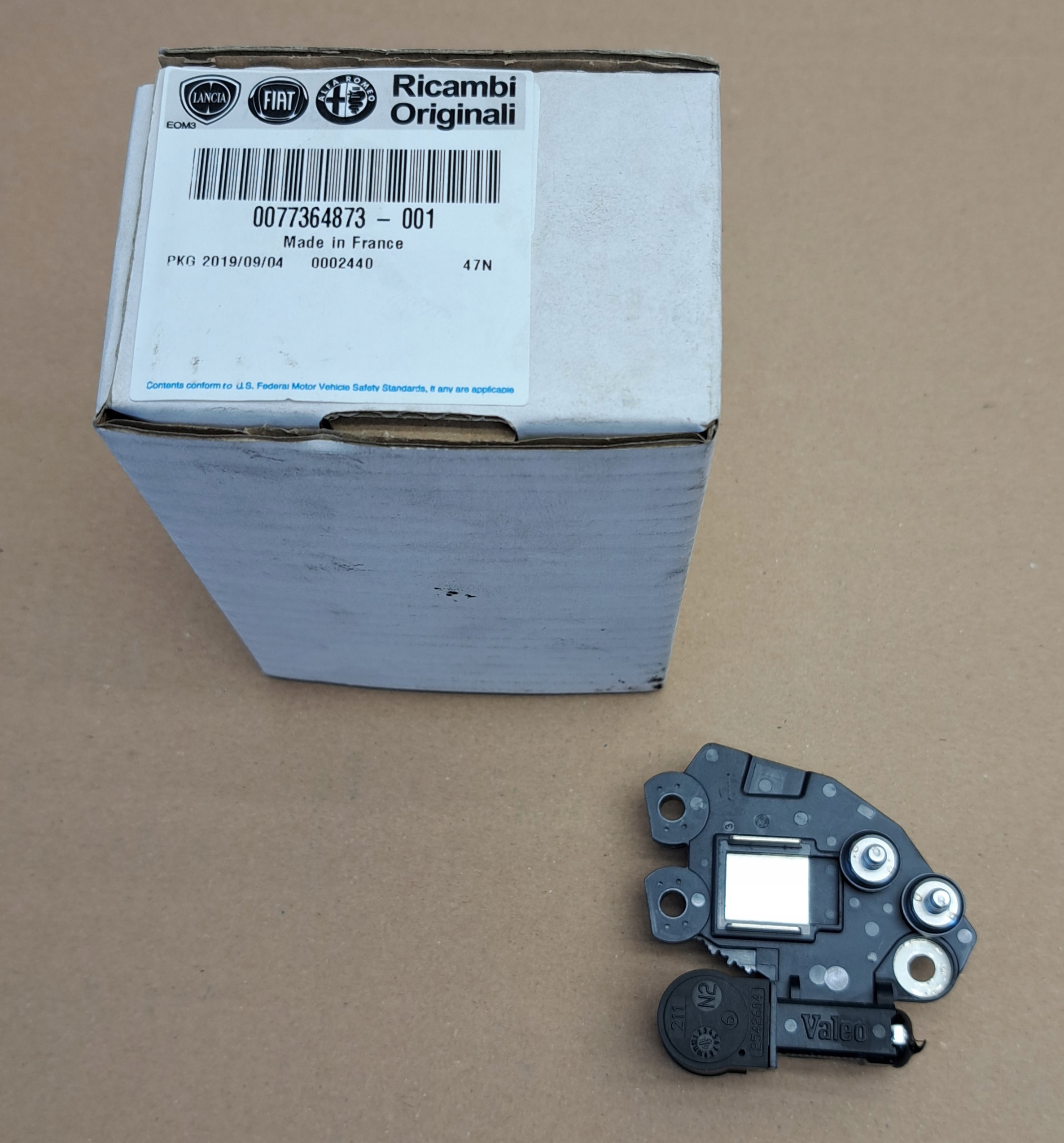 ORYGINAŁ FIAT REGULATOR NAPIĘCIA 77364873 DUCATO Numer katalogowy części 77364873