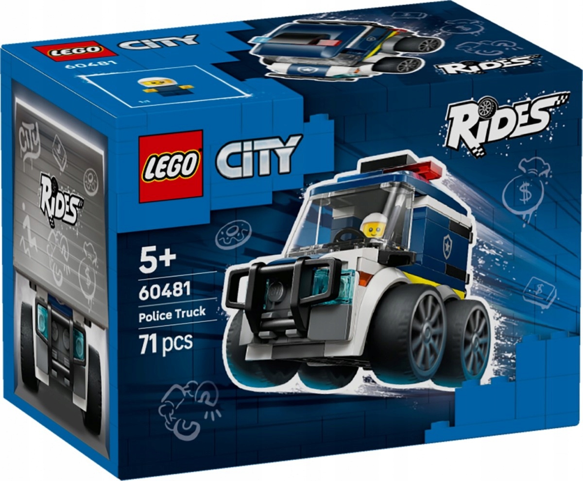 Lego Stavebnice City 60481 Vozidla Policejní náklaďák