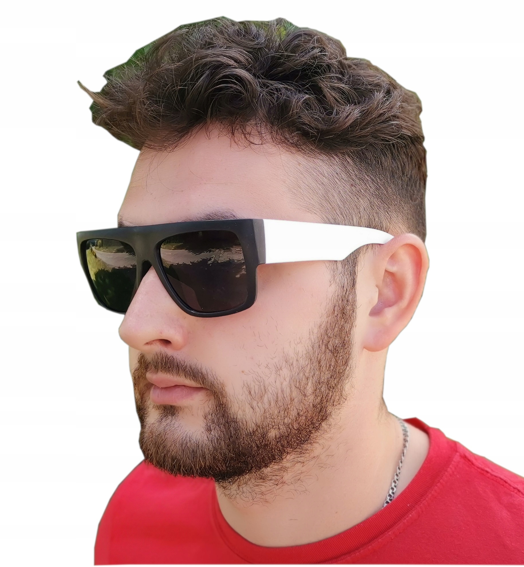 

Okulary przeciwsłoneczne Uv Czarno-białe