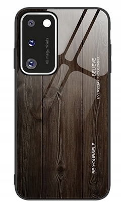 

Etui Szklane Do Samsung A41 Drewno Case + Szkło
