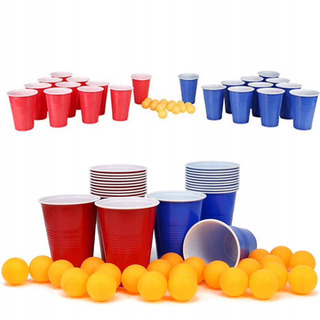 

Beer Pong Gra Imprezowa Zestaw Piwny Ping Pong 48e