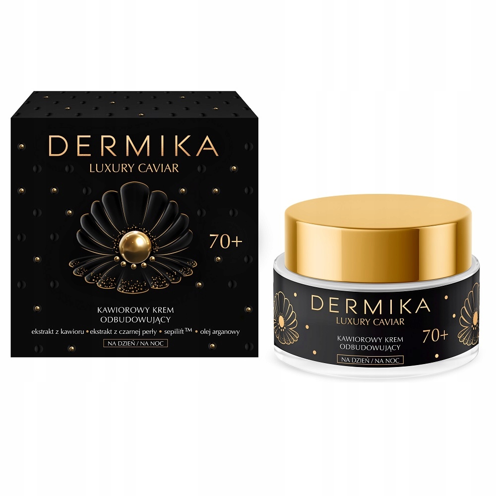 Pleťový krém proti stárnutí Dermika Luxury Caviar den a noc 50 ml
