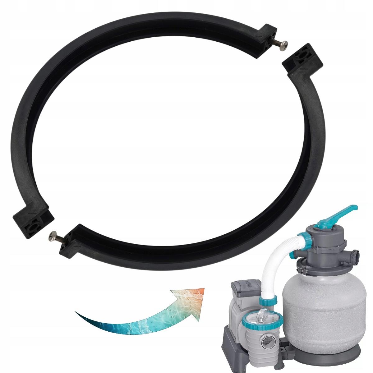 Objímka pro pískovou pumpu Bestway 58499, sada pro upevnění ventilu, originální