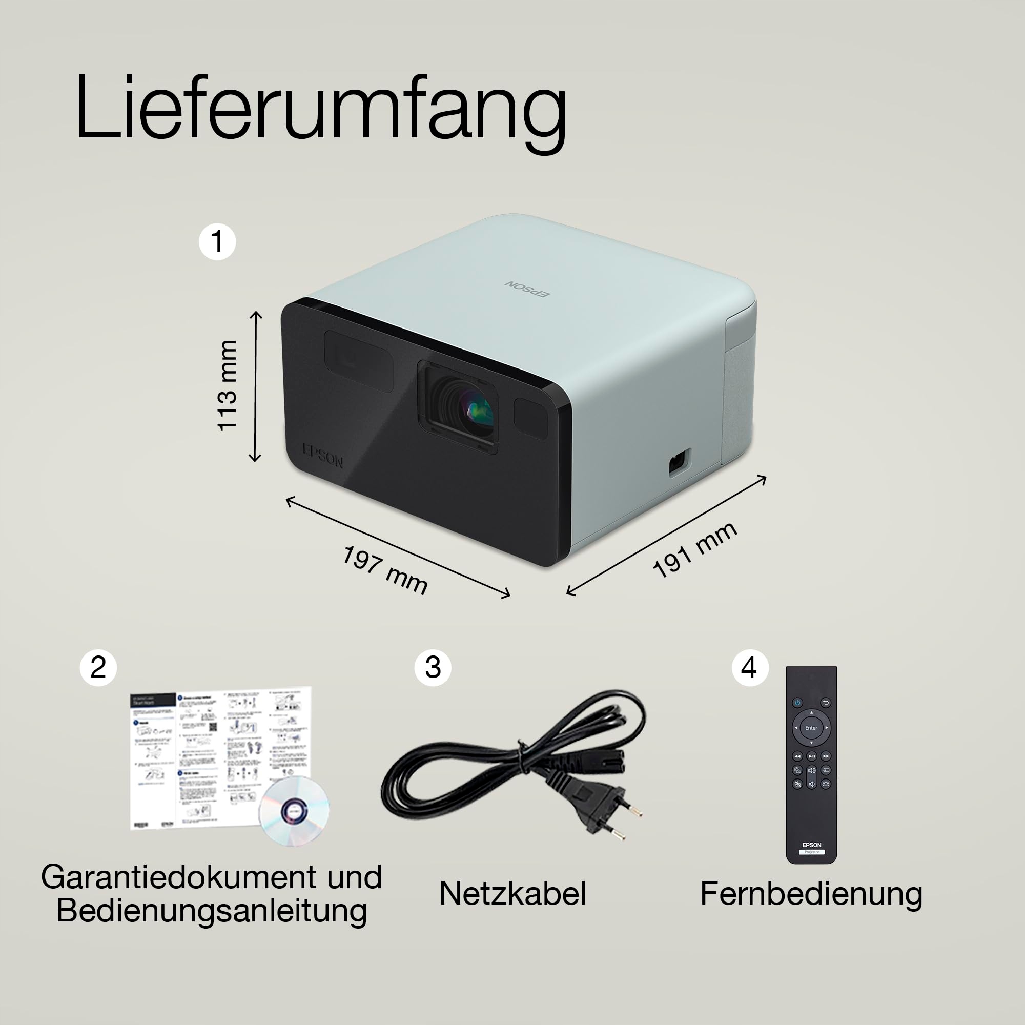 EPSON EpiqVision EF-21G Mini Projektor Full HD 3LCD 1000 Lumen — miniatura 5
