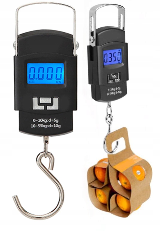 

Waga Hakowa Bagażowa Podróżna Wędkarska LCD 50 Kg