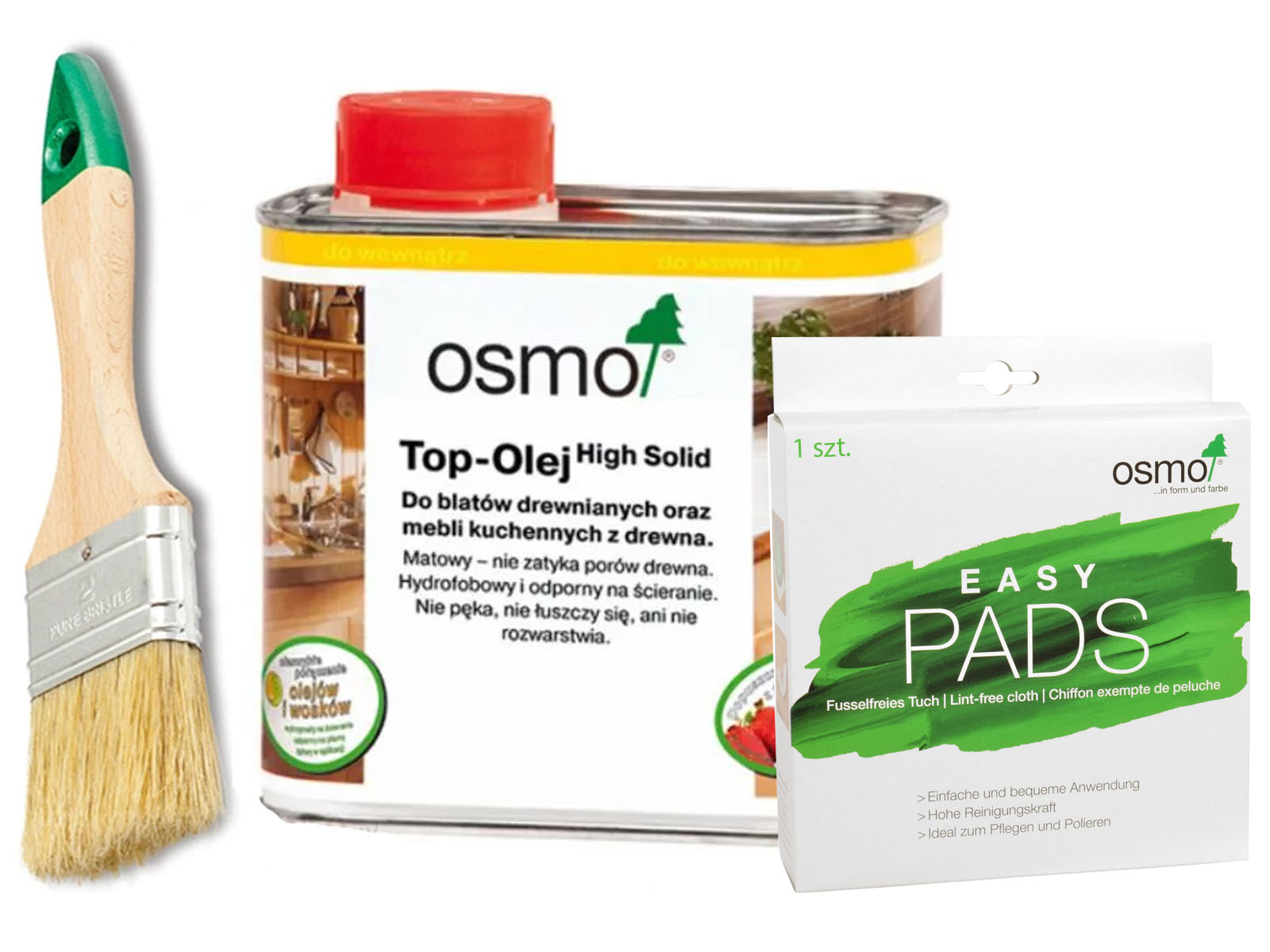 

Osmo Top olej do Blatów 3058 Easy Pads Pędzel