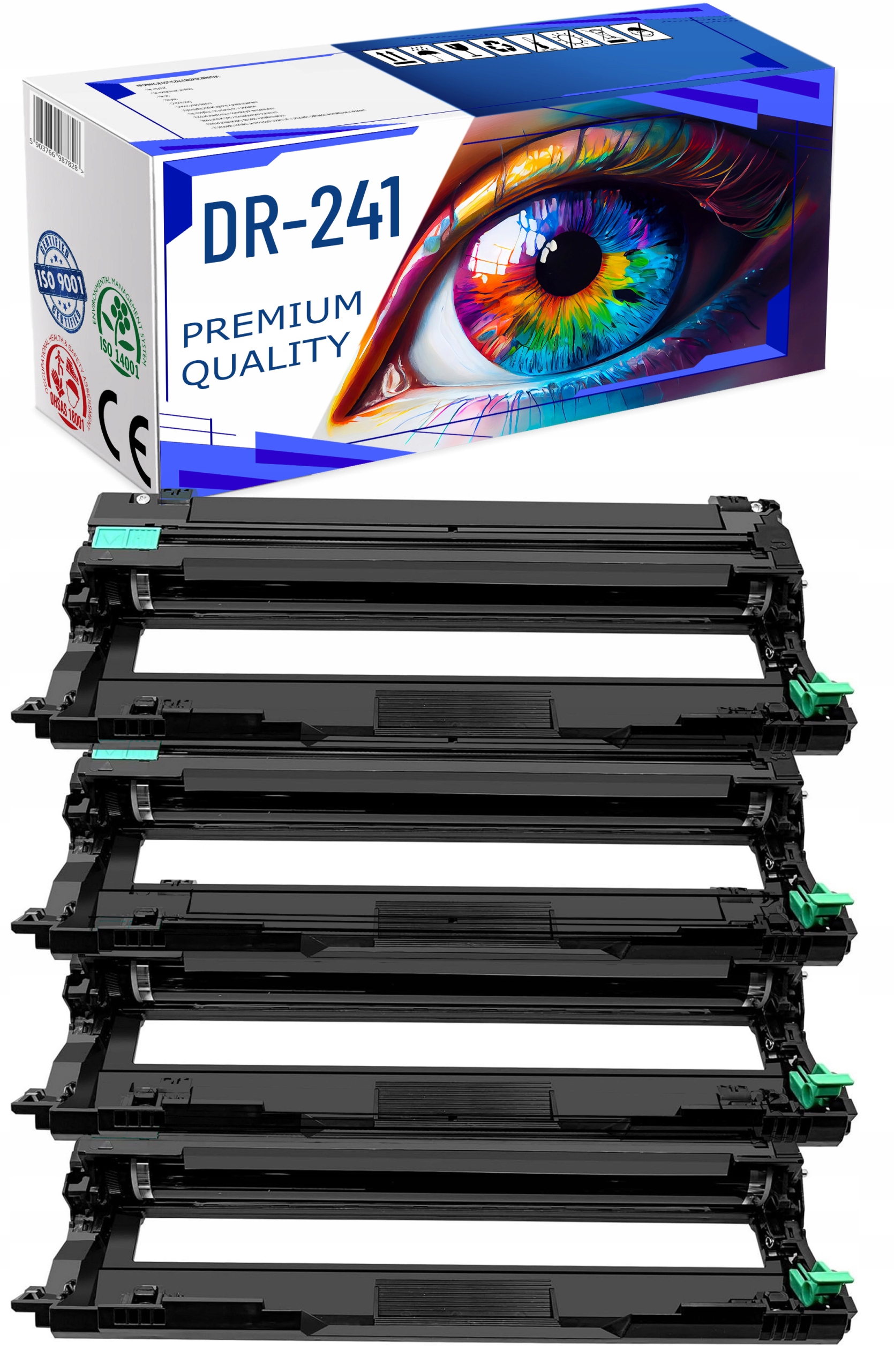 4x Bęben Do Brother DR241 DCP-9015CDW DCP-9017CDW R-241CL DCP-9020CDW -3140