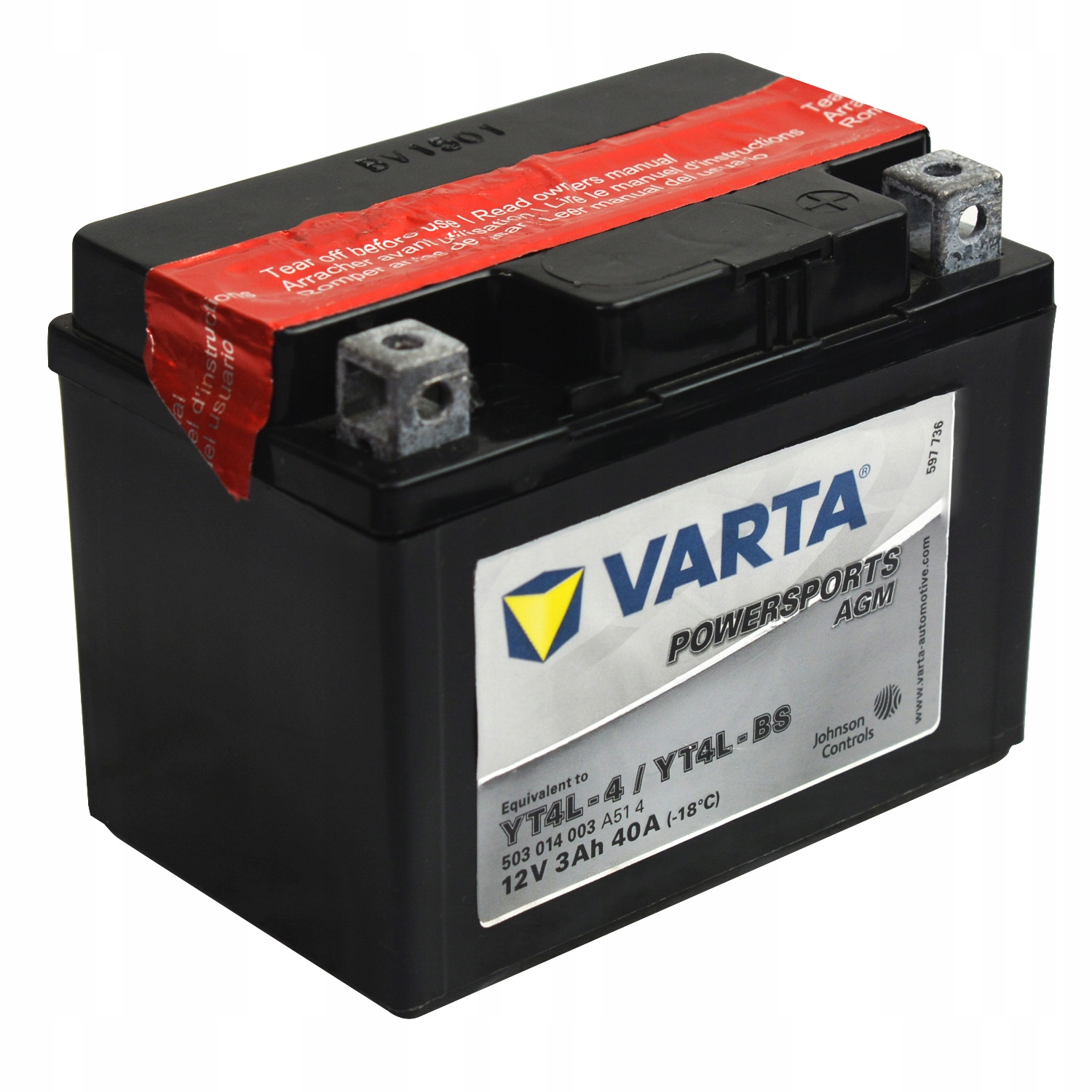 VARTA YTX4L-BS YT4L-4 12V 3AH 40A AGM ЗАПУЩЕНИЙ!