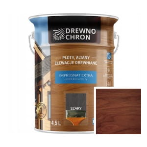 Impregnat Extra Powłokotwórczy Orzech Ciemny 4,5L Drewnochron