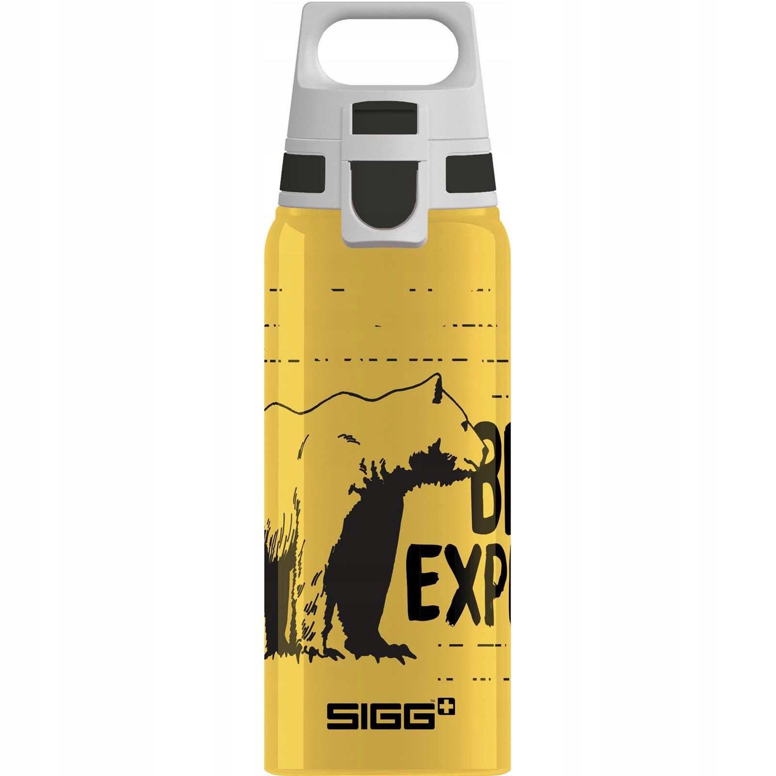 Sigg bidon 600ml żółto/czarny
