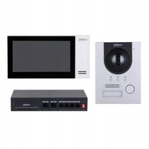 KTP01L(S) wideodomofon Dahua Ip stacja zewnętrzna monitor 7" switch PoE