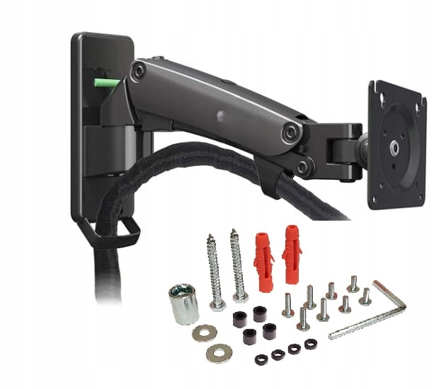 UCHWYT ŚCIENNY DO MONITORA TV RAMIĘ 17-27 CALI