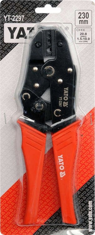 PRASKA ZACISKARKA DO KONEKTORÓW 1.5 - 10mm YATO Model YT-2297