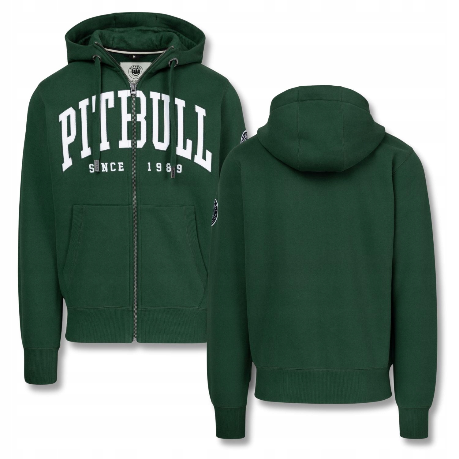 Pánská Rozepínací Mikina s kapucí Pitbull Norton Regular Střih Komfortní