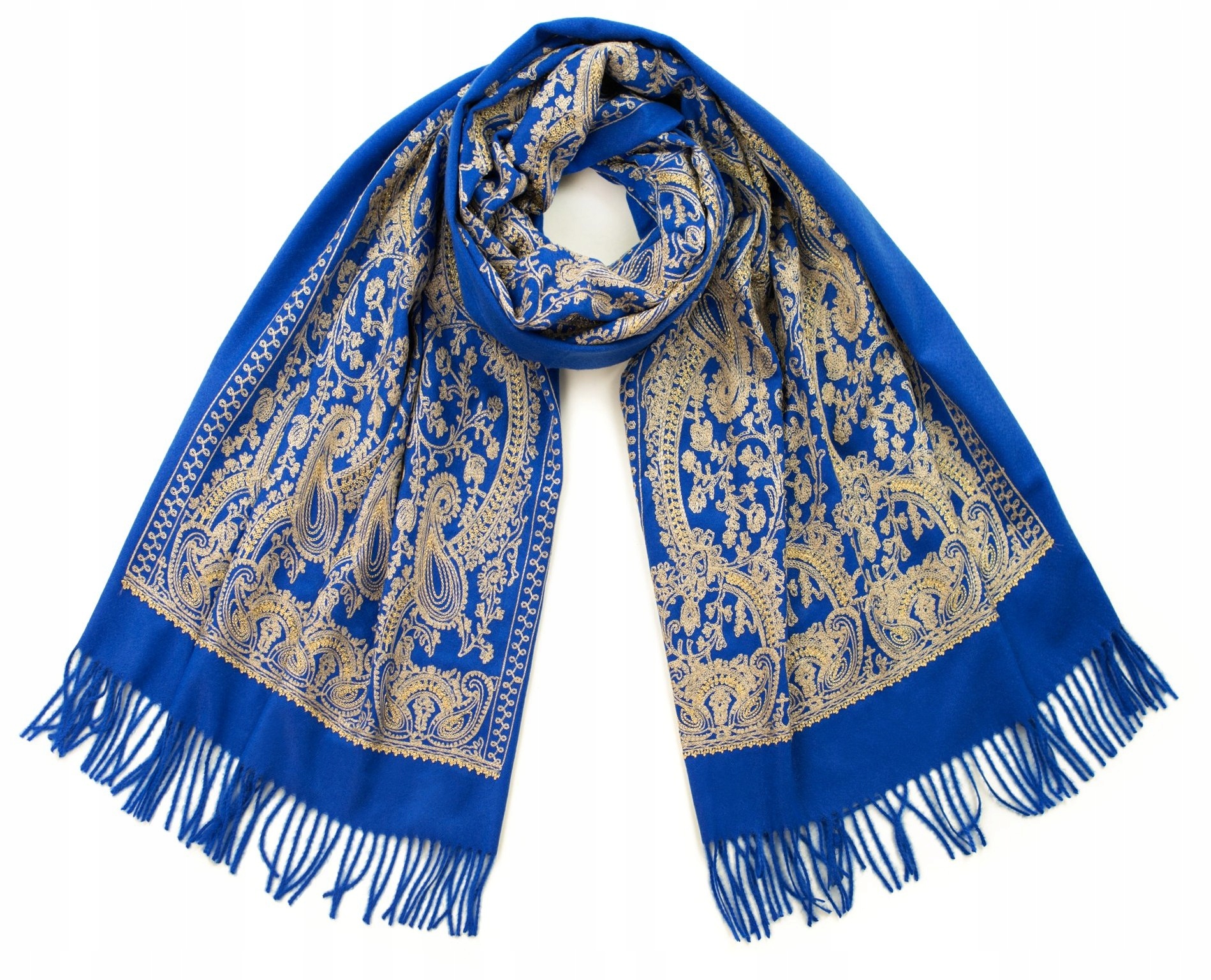 

Szaleo elegancki szal Bollywood Frędzle sz21348-2