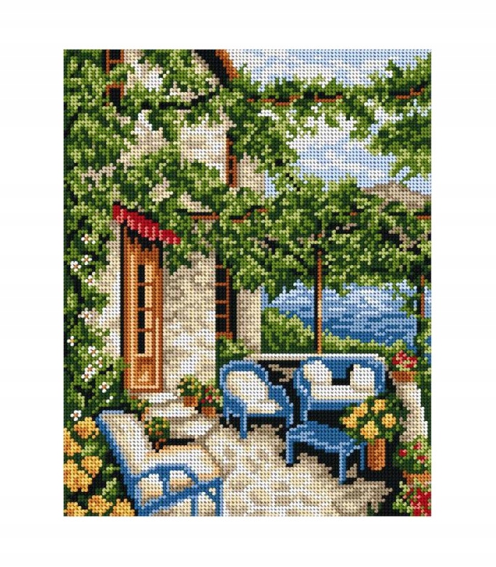 Set Ariadna kanva mulina vyšívací jehla 24x30 6010