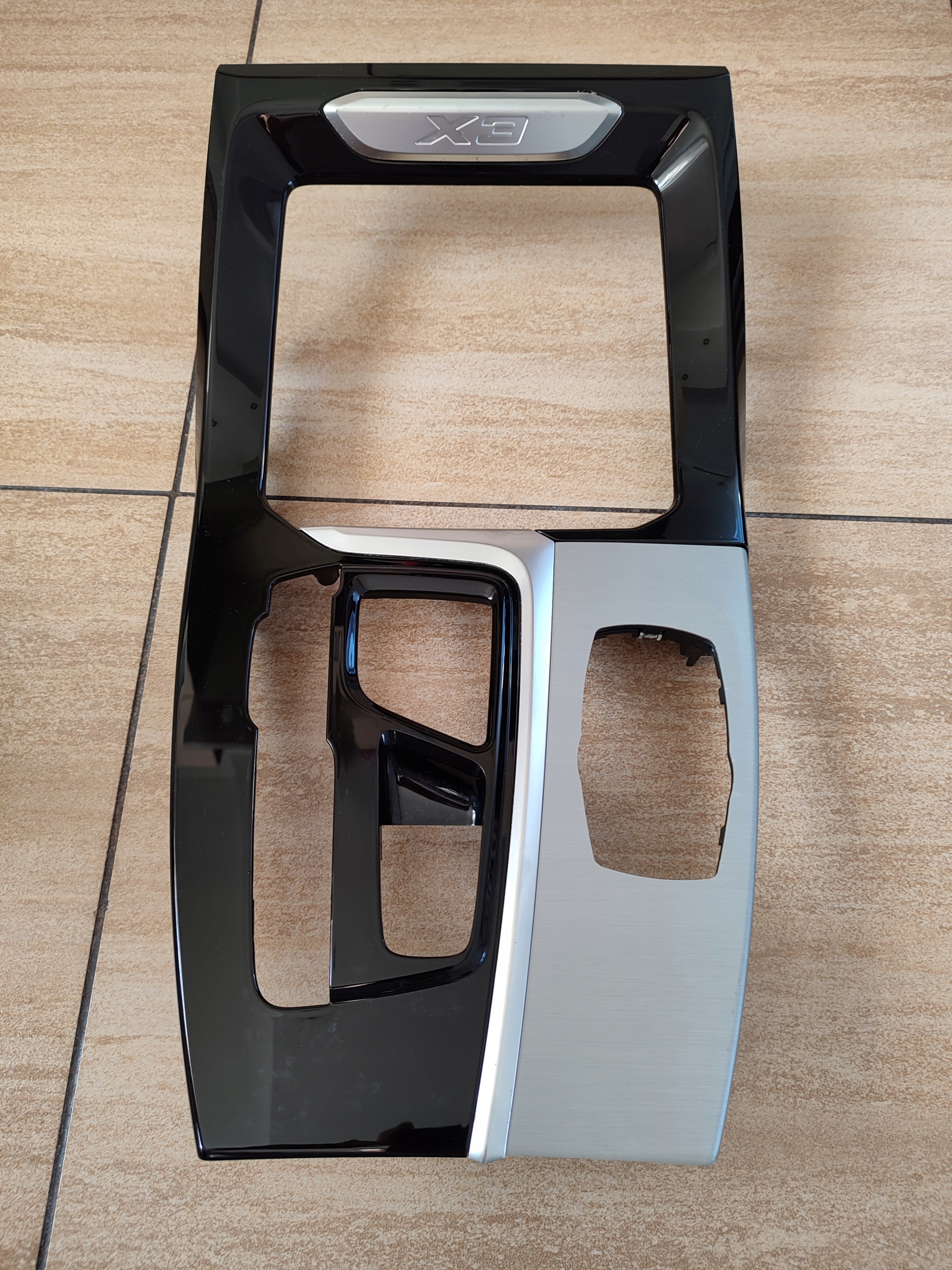 Декор центрального тунелю BMW X3 G01 хром