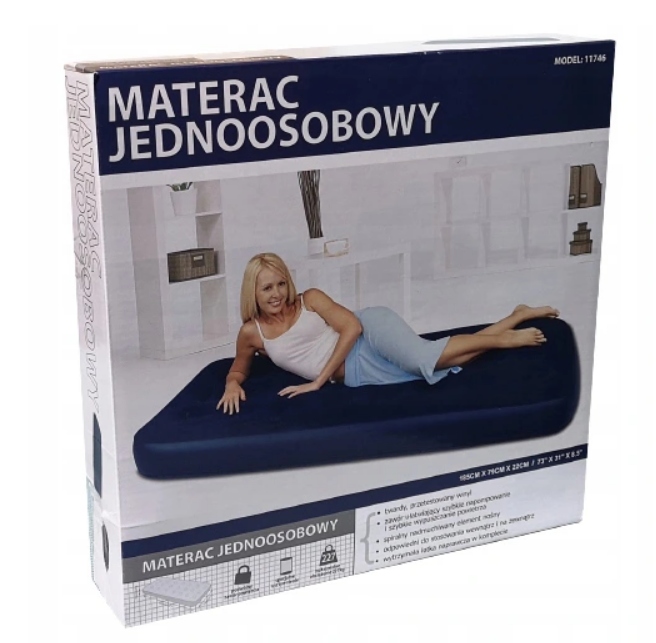 

Materac jednoosobowy Joinco 185 x 79 x 22 cm 11746