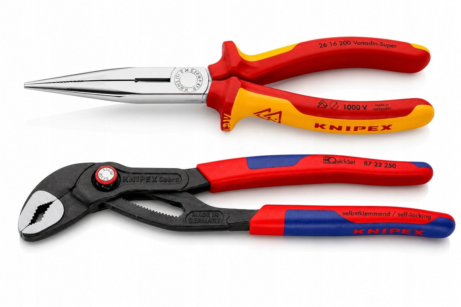 Knipex Pro Box Kleště Na Trubky Cobra 250 Půlkulaté Kleště 200 Sada