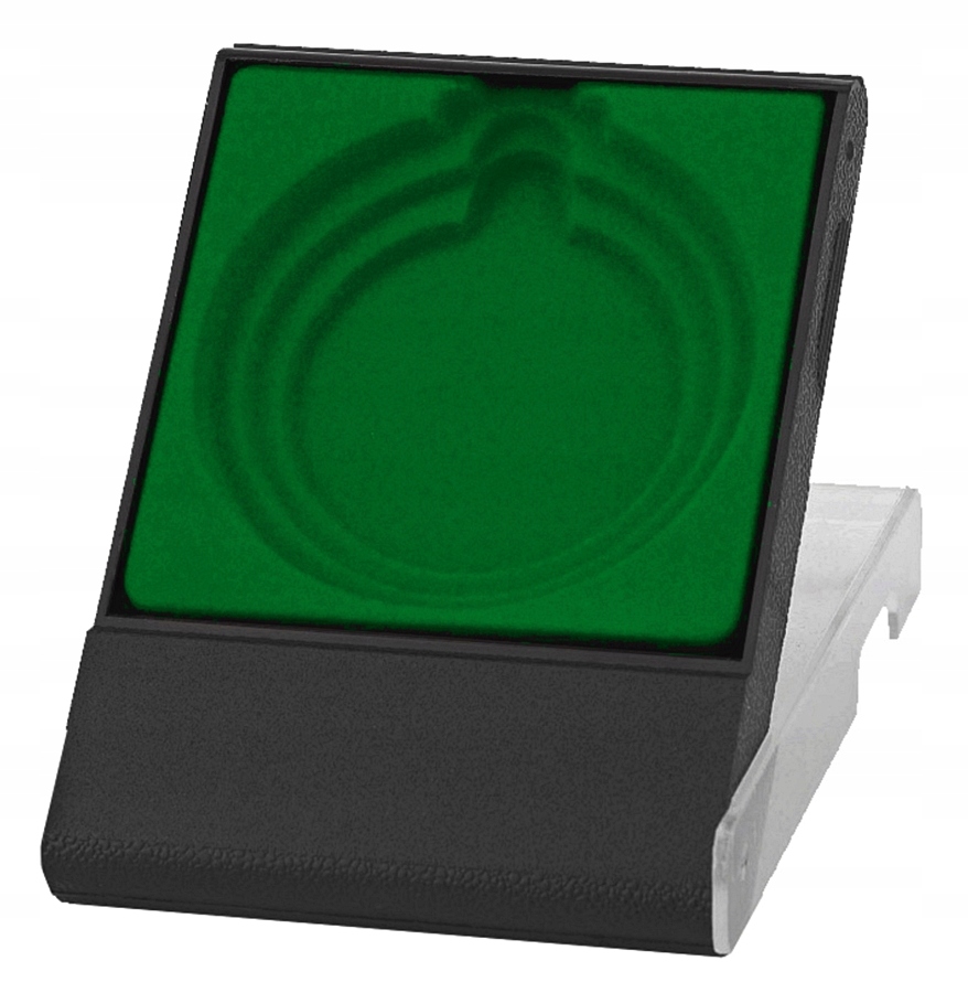 B150-GREEN Etui na medal 50/60/70mm kolor czarn